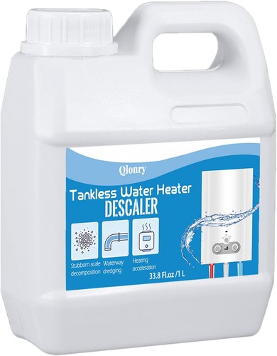 Tankless water heater - water, descaler