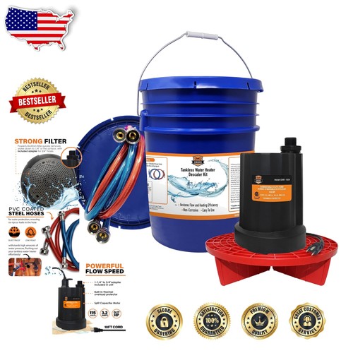 Tankless water heater descaler - heater,