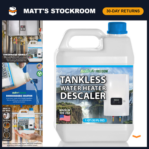 Tankless water heater - tankless,