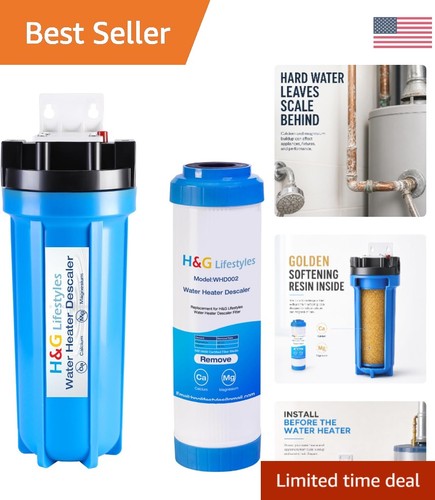 Inline water softener - inline, for