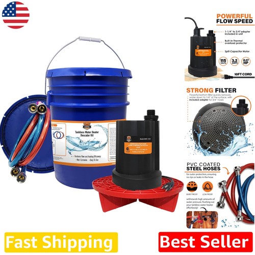 Easy tankless heater descaler - easy,