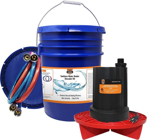 Tankless water heater descaler - water,