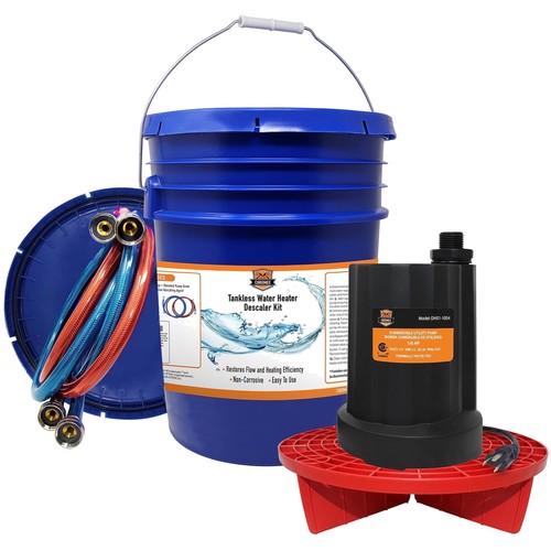 Tankless heater descaler kit - tankless,